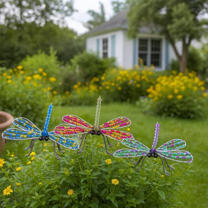 Beadworx By Extol Accessories Ltd. - Wholesale Decorative figurine - Dragonfly Small Asst Set of 64