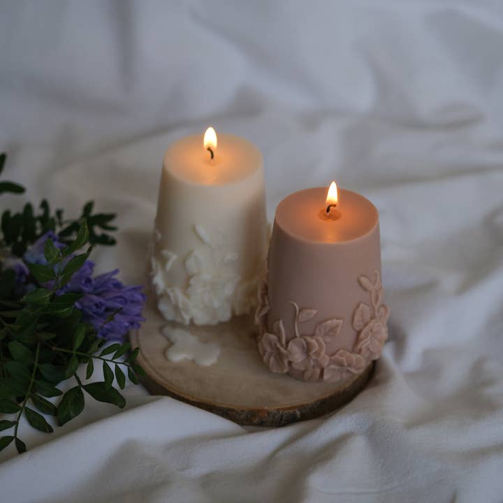 Interlude Candles – wholesale Novelty candle – Flower Pillar Candle | Home Decor | Wildflower Candles2