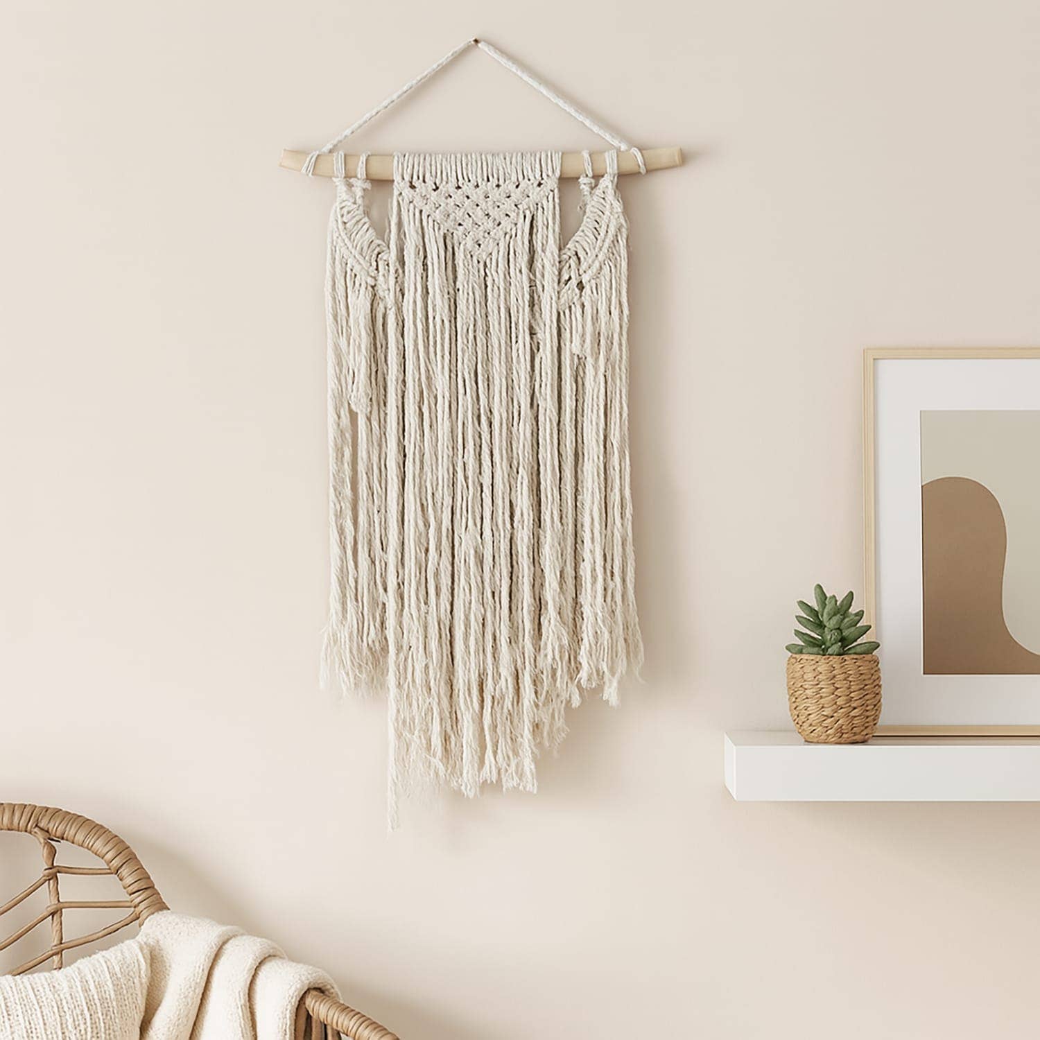 Etnico del Mondo – Engroshandel Pyntekvast – Macramé til ophængning Naturens kraft Boho Chic0