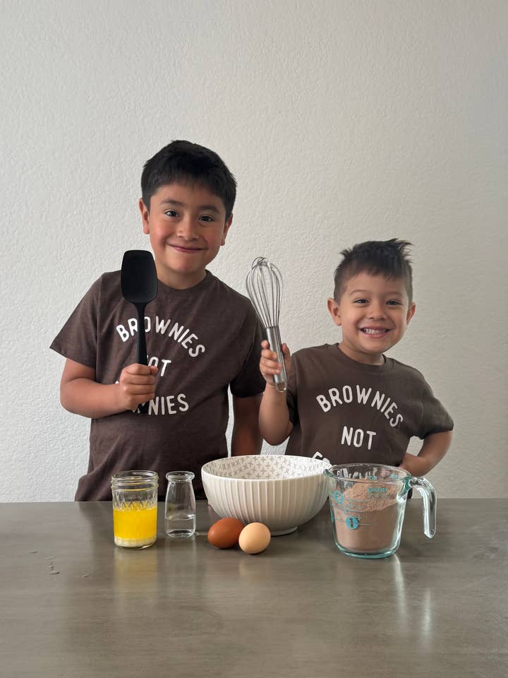 The Wishing Elephant - Wholesale Screen Printed T-Shirt - Kids - Brownie Love Tee Shirt For Kids, Bakery Cute Funny Kids shir