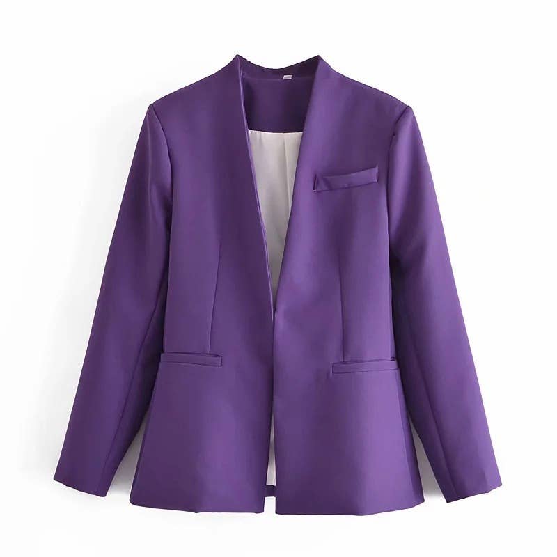 Rosa Clothing - Wholesale Blazer - Women's - Formal multi-color blazer suit cardigan4