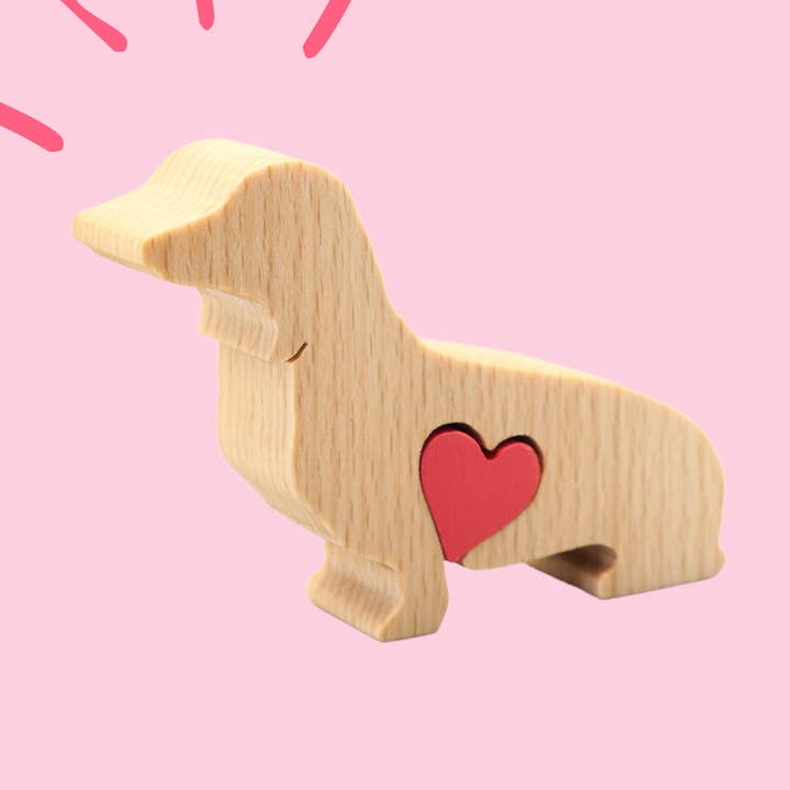 Wood Metamorphosis - Wholesale Decorative Figurine - Wooden Dog Decorative Figurine Starter Pack - SMALL0