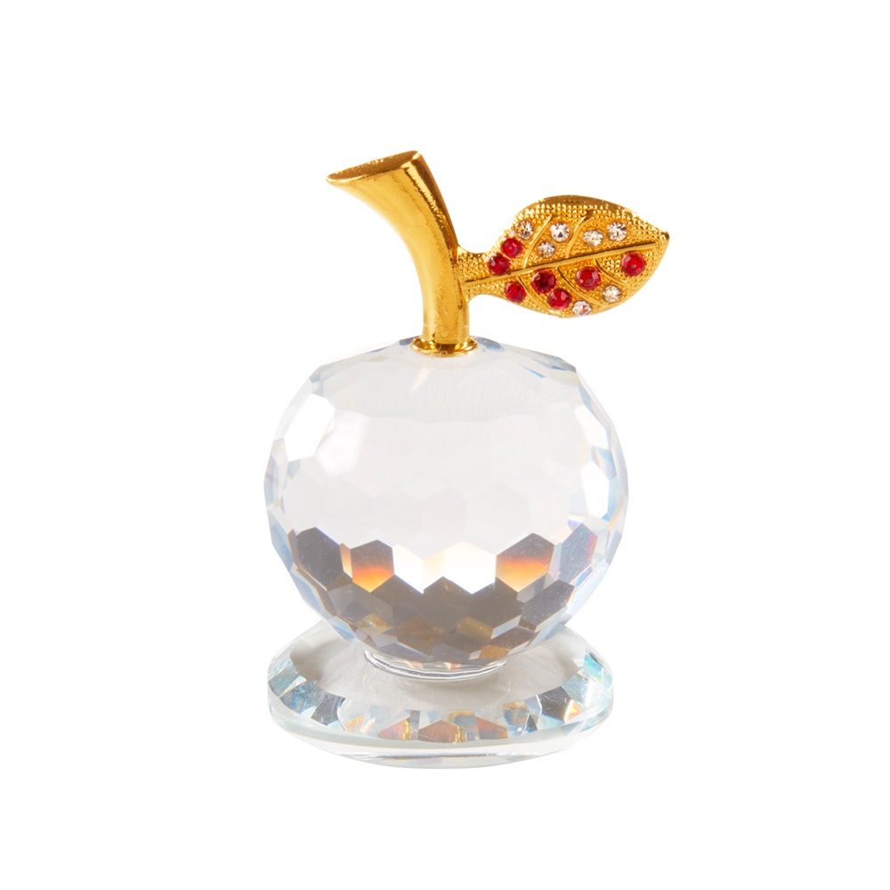 Fennco Styles - Wholesale Decorative Figurine - Crystal Apple 2" x 3" Figurine3