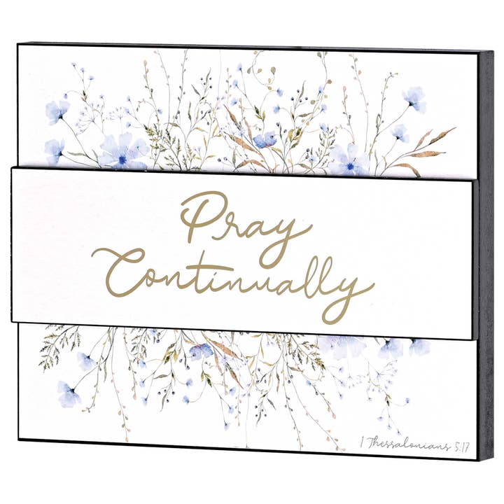 Placa de pared apilada Pray Continuamente para venta al por mayor de Dicksons