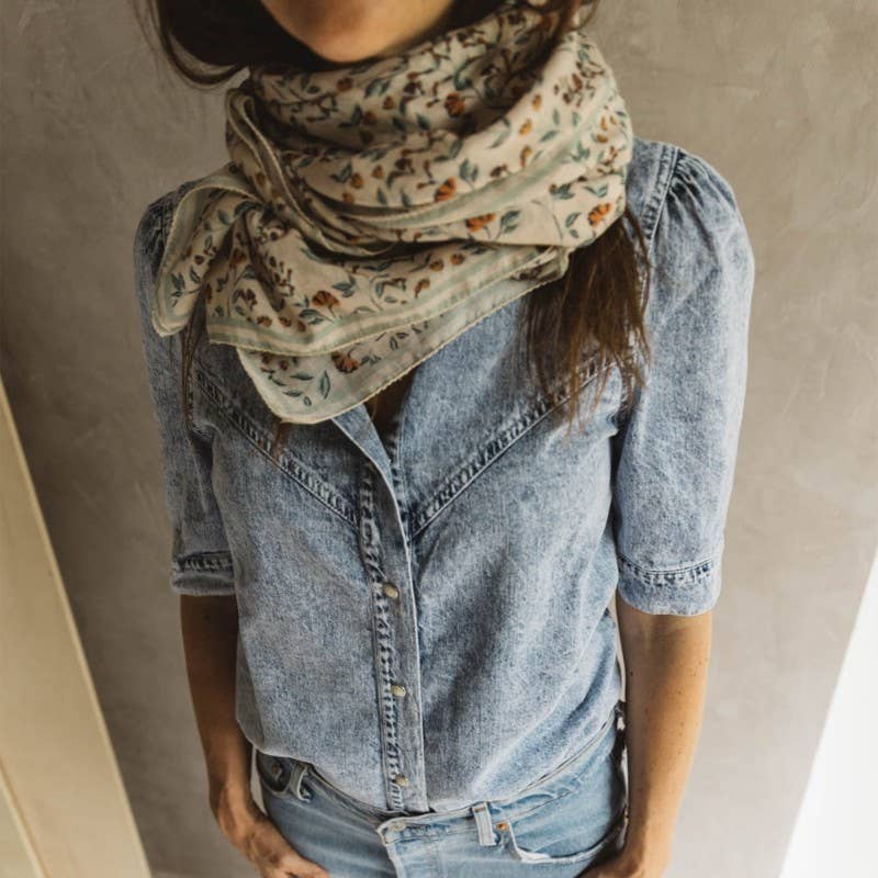 Gabrielle Paris - Wholesale Scarf - Women's - Bohemian cotton scarf3