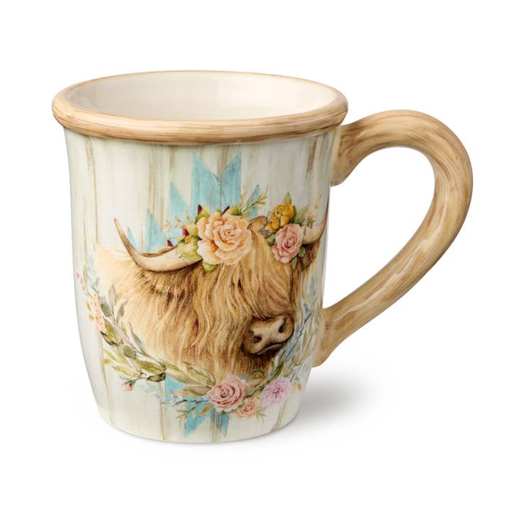 Certified International - Wholesale Coffee Mug - Rosewood Ranch Mug 14 oz. 4 asst. 14 oz