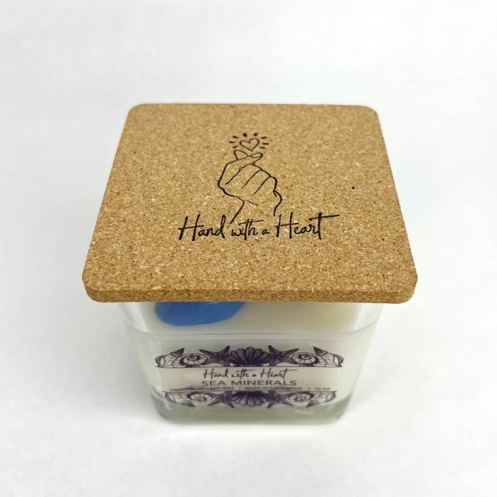 Hand with a Heart - Wholesale Jar/Filled Candle - Sea Minerals Soy Wax Candle3