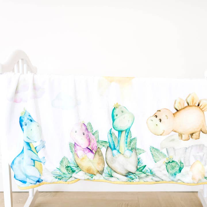 Bamboo Minky Baby Blanket - You Are My Sunshine for wholesale by Kloud Bambu | Bamboo Towels & Blankets