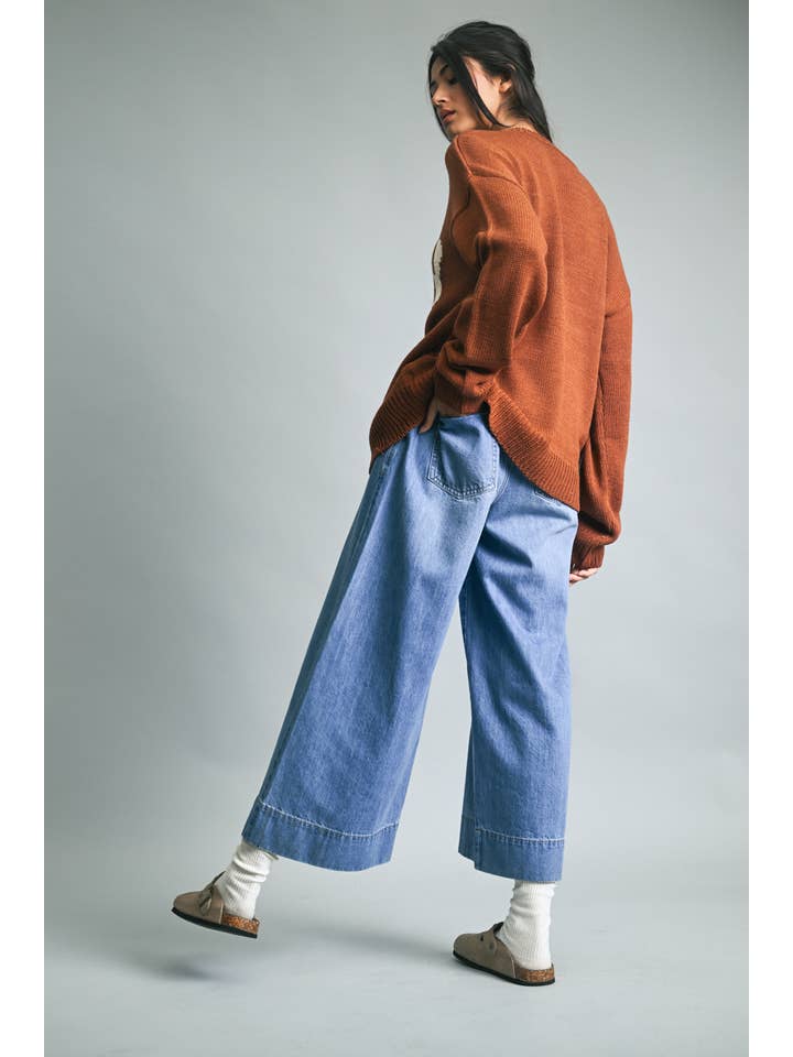 Wishlist Apparel - Wholesale Knit Sweater - Women's - HORSESHOE HOWDY KNIT SWEATER / WL25-114793