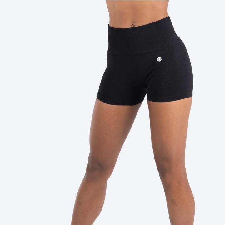 Skelcore Women's Seamless Black Booty Short and other Purchase Wholesale custom booty shorts. Free Returns & Net 60 Terms on Faire trending on Faire.