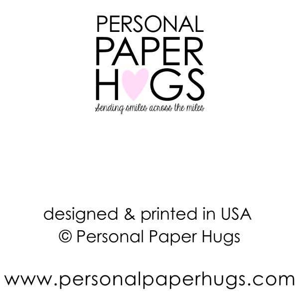 Personal Paper Hugs - Wholesale Thinking of You Card - Cute Sarcastic Long Distance Relationship Greeting Card, Long Distance Friendship Card for Friend, Thinking of You Card, Just Because Card6
