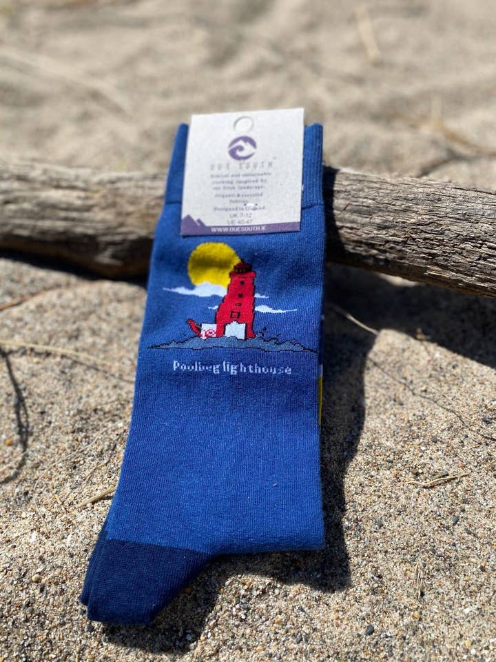 Due South - Wholesale Socks - Unisex - Poolbeg Lighthouse-Organic cotton socks6