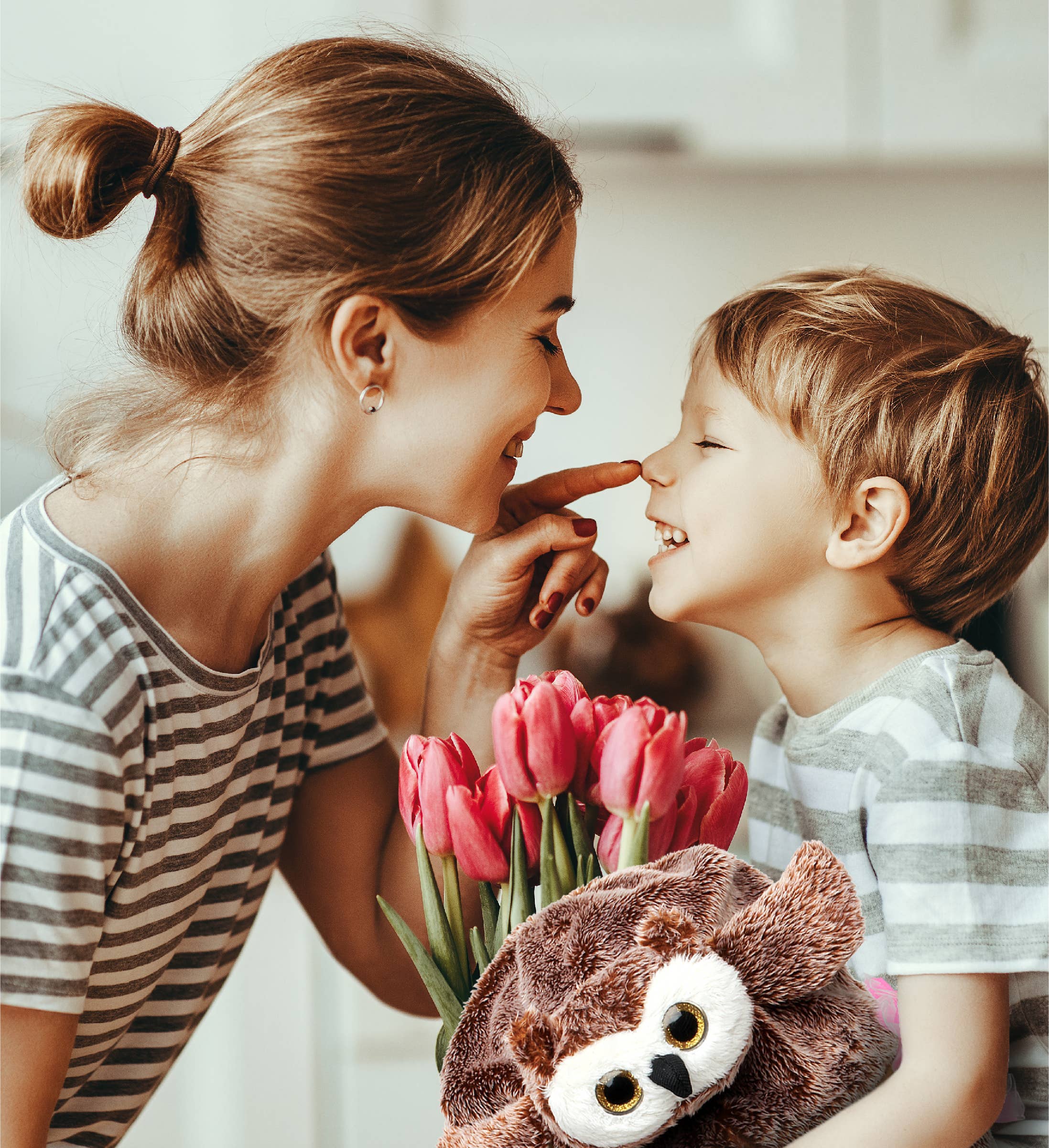 Cota Global - Wholesale Kids Hat - Kids - Plush Mothers Day Heart - Super Soft Plush Hat - Owl5