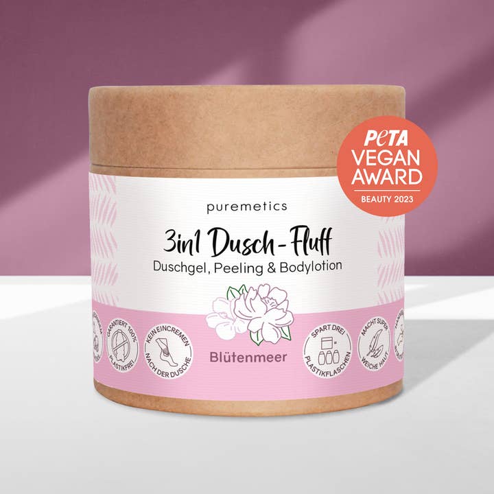 puremetics GmbH - Wholesale Body Wash/Shower Gel - 3-in-1 shower fluff 'Sea of Blossoms'