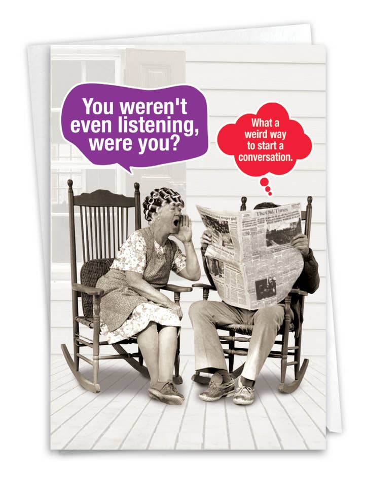 Tarjeta de aniversario - Weird Conversation para venta al por mayor de NobleWorks