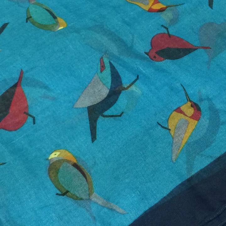 Wrapables.com - Wholesale Scarf - Women's - Wrapables Soft Viscose Bird Print Multi-Style Scarf34