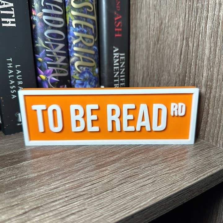 The Crafted Nook - Wholesale Sign - To Be Read Street Sign | Bookshelf Decor5