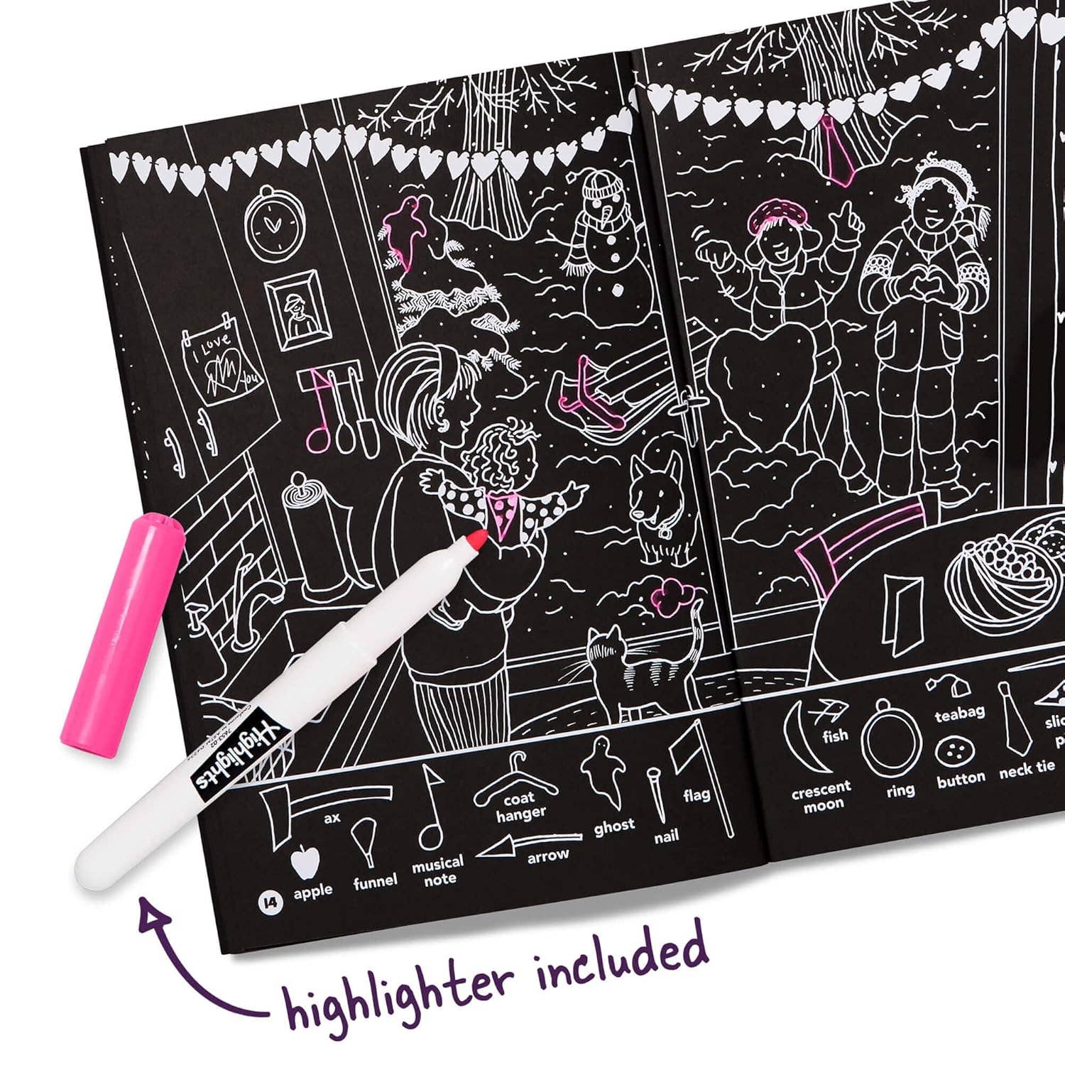 Highlights for Children - Wholesale Preschool Book (3-5) - Valentine's Hidden Pictures Puzzles to Highlight2