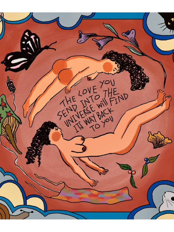 « L'amour que tu envoies dans l'univers » pour la vente par ohimgood