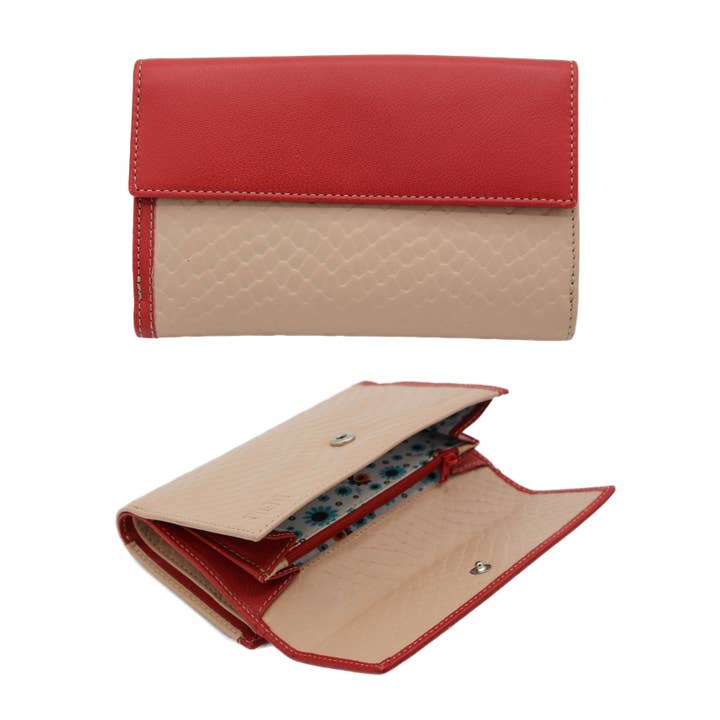 Women's Wallet Genuine Leather Wallet Card Holder Purse for wholesale by Zerimar 1942