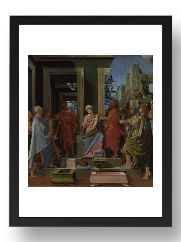 Bramantino: De Aanbidding der Koningen, Poster in 17x13"(A3) Lijst voor wholesale door PERIOD PRINTS