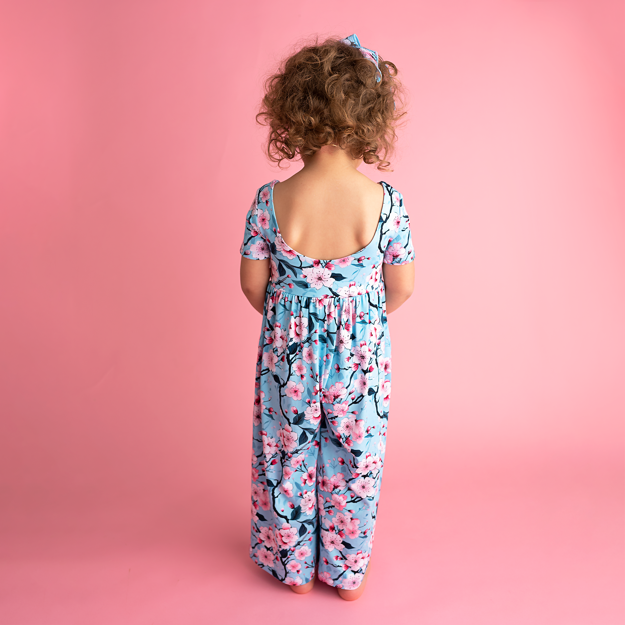 Gigi and Max – wholesale Jumpsuit – Baby – Bamboo Baby Girl Clothing Apparel Romper Sakura3