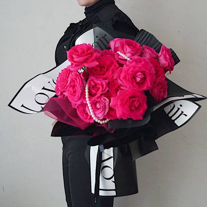 Valentine's Waterproof Flower Wrapping Paper, 20 Sheets for wholesale by UNIKPACKAGING