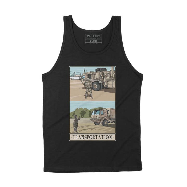 Transport-Tanktop für den Großhandel von Platoon Daddy LLC