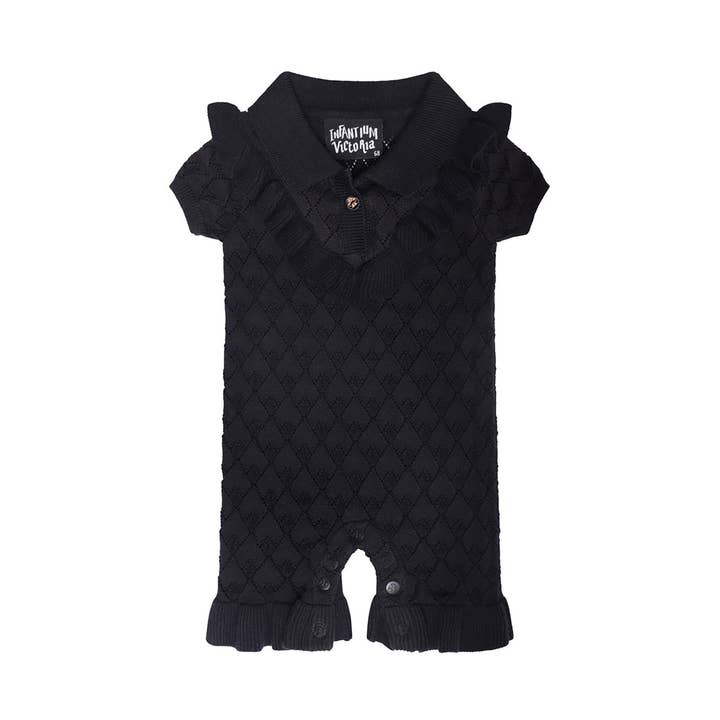 Black Baby Onesie for wholesale by Infantium Victoria