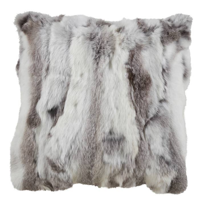 Saro Lifestyle - Wholesale Throw/Decorative Pillow - Rabbit Fur Pillow - Poly Filled5