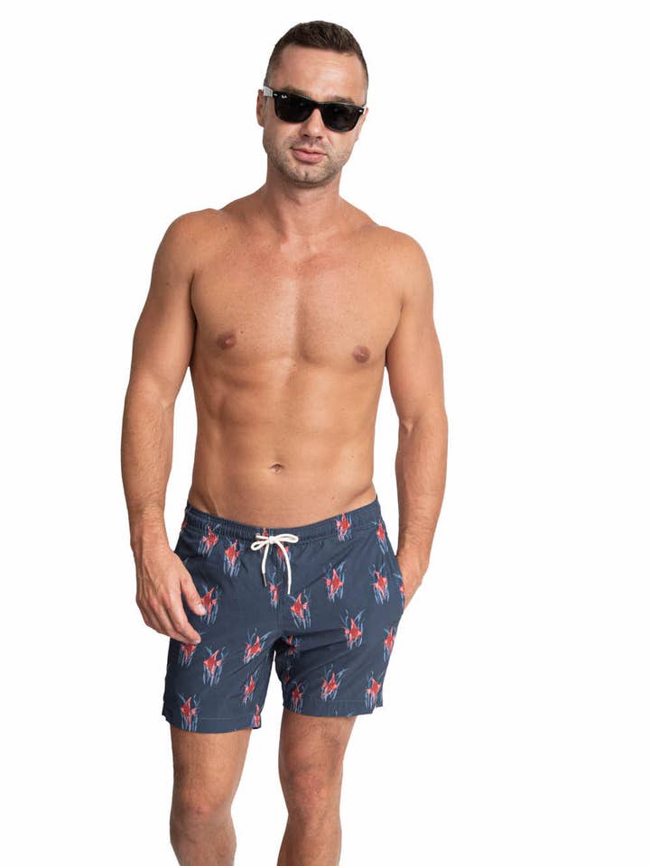 Cabo 6.5" Navy Tropical Fish for wholesale by boto