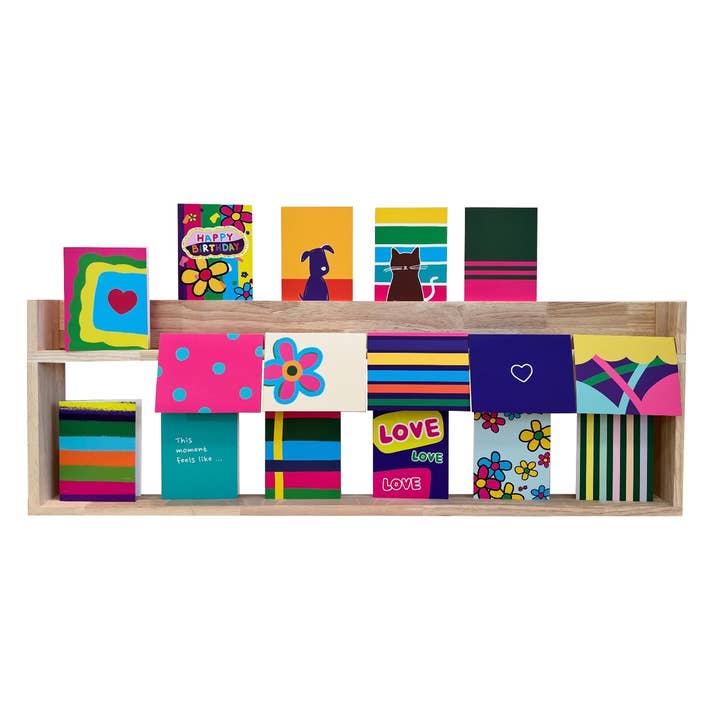 Blandat kortset med kuvert | 16 kort, 16 motiv för wholesale av Puzzlelogue