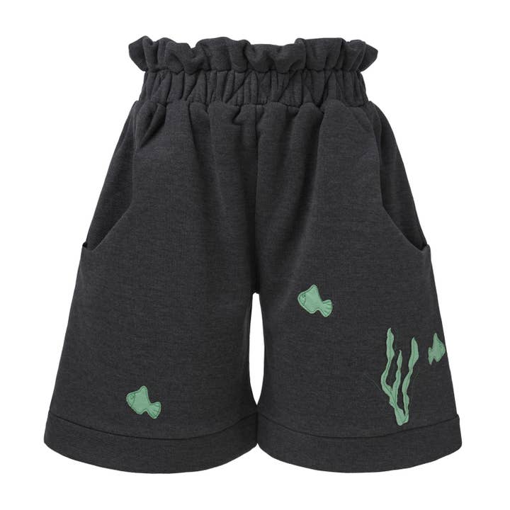 Pantalones cortos culottes con aplicación marina para venta al por mayor de Infantium Victoria