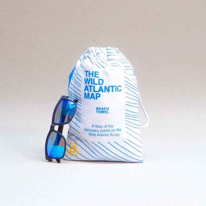 Cowfield Design – wholesale Beach towel – Wild Atlantic Map - Beach Towel7