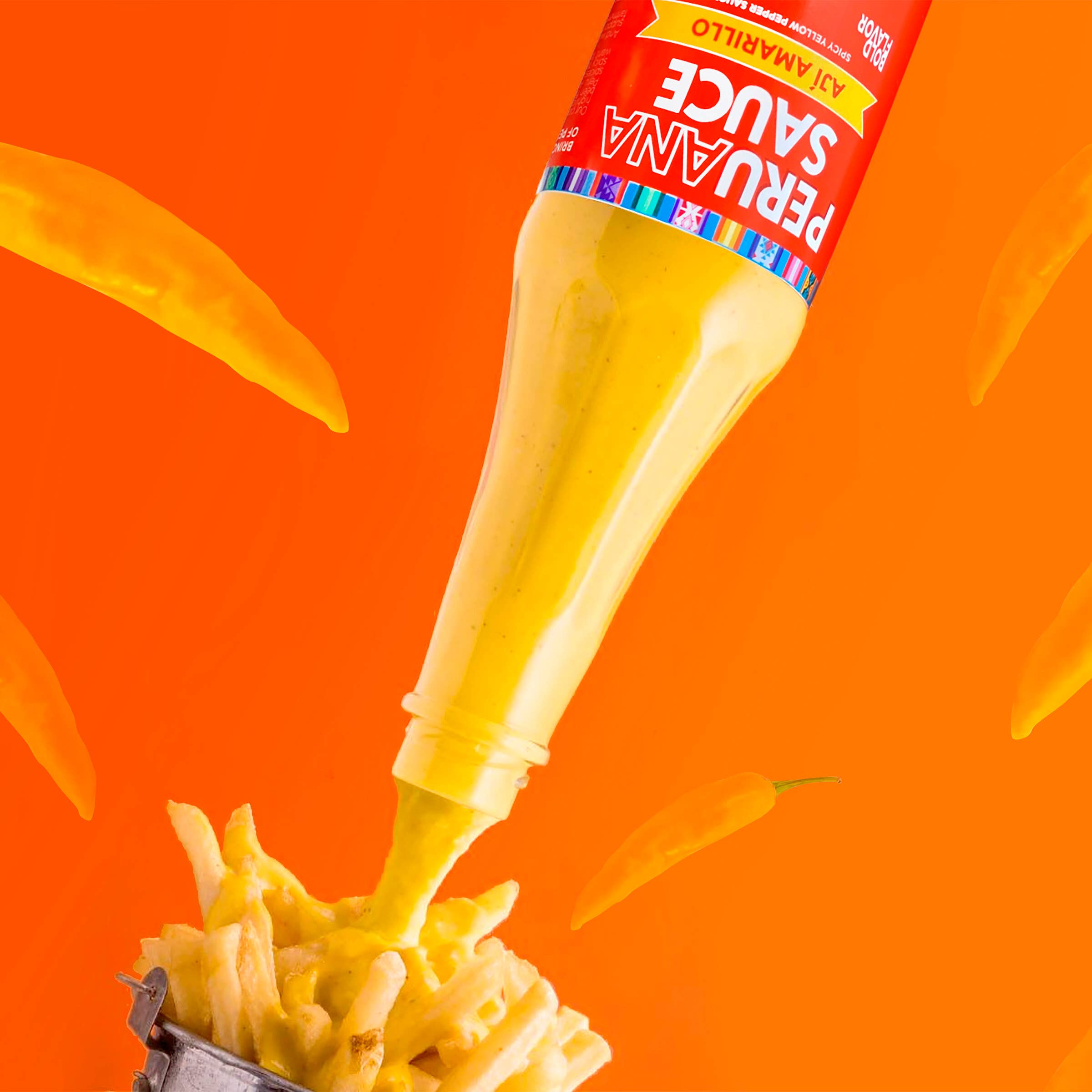 Peruana Foods - SPC – Molho picante por atacado – Molho Picante Gourmet de Aji Amarillo, 198g, Suave, SG, Keto2