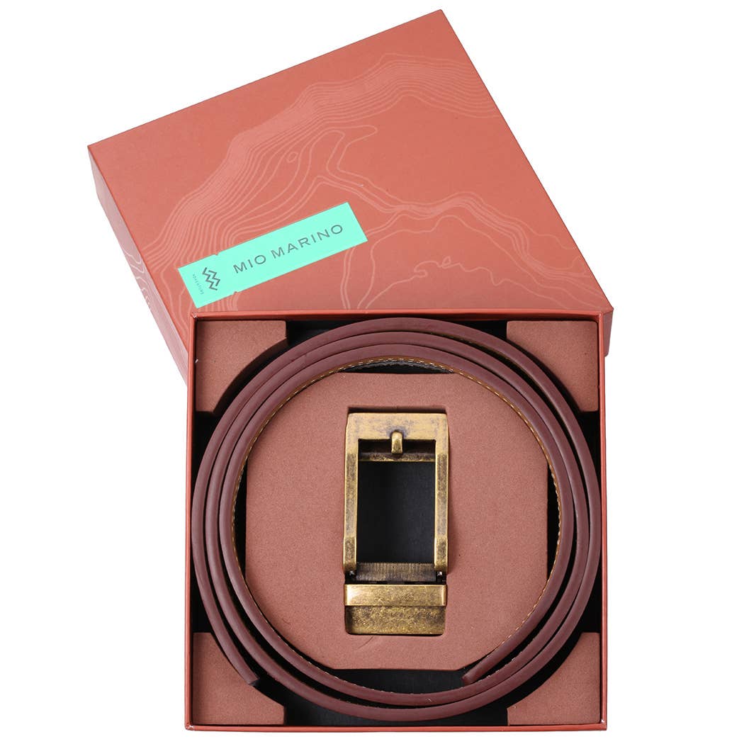 Mio Marino - Vente Ceinture – homme - Ceinture à cliquet en cuir Gilde7