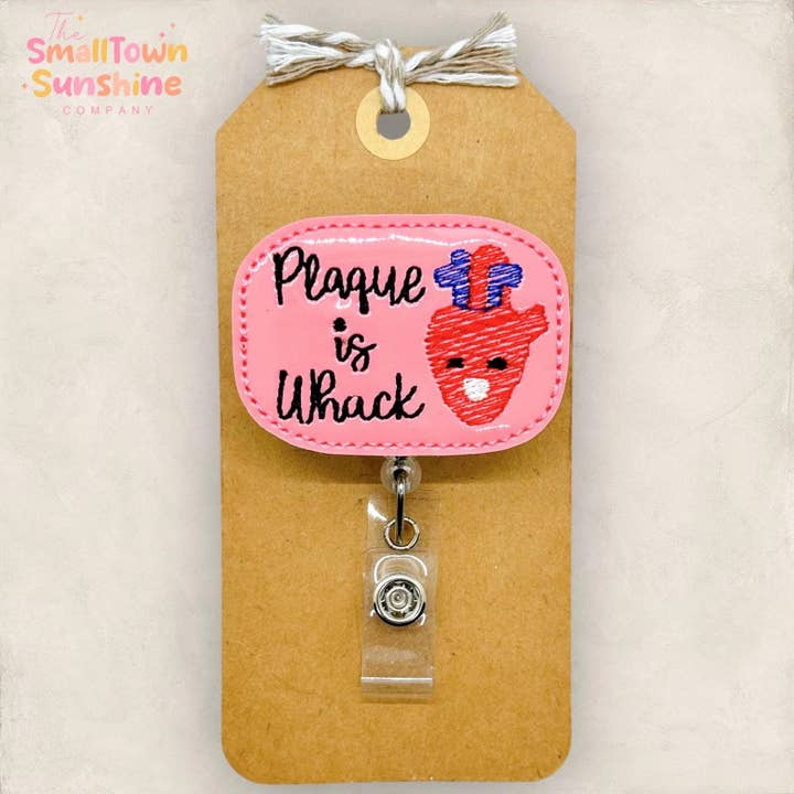 Plaque is Whack Badge Reel \\ Pink for wholesale by The SmallTownSunshine Company