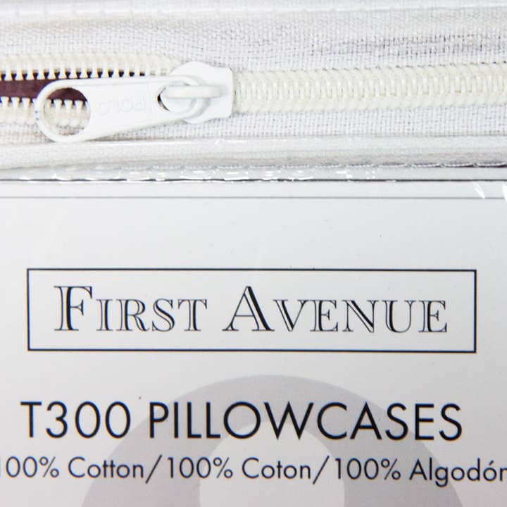 Arkwright Home - Wholesale Bedding Pillowcase/Sham - First Avenue 300 Thread Count Pillowcases (2-Pack), Cotton