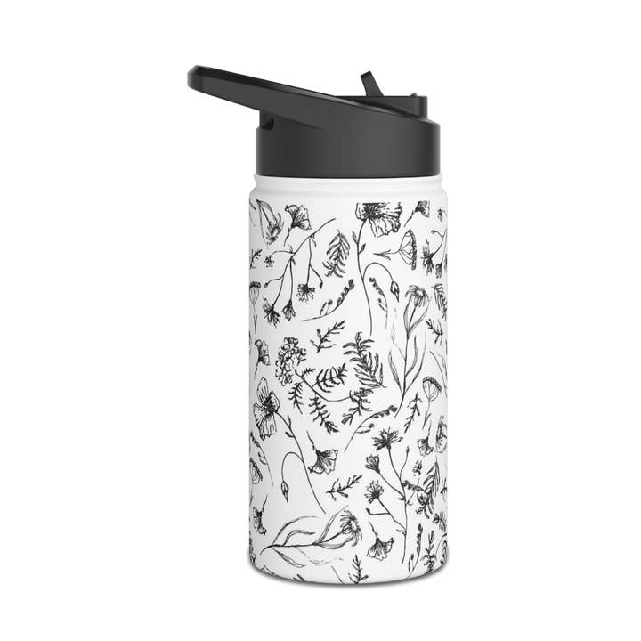 Bottiglia d'acqua in acciaio inossidabile, coperchio standard per la vendita all'ingrosso da parte di Fox & Willow Design Studio