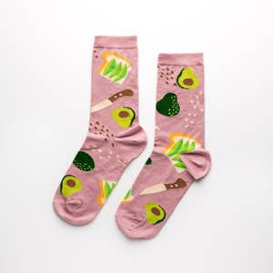 Women's Avocado Yoga Socks