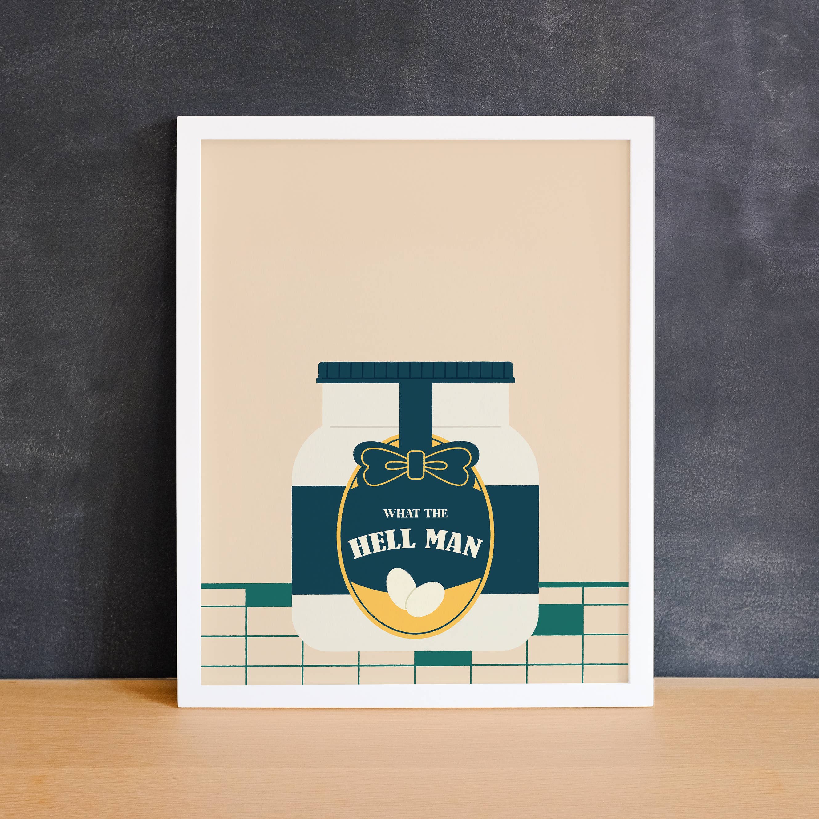 Mad Love Creative Co. - Vente Affiche d'art - Impression artistique What The Hell Man2