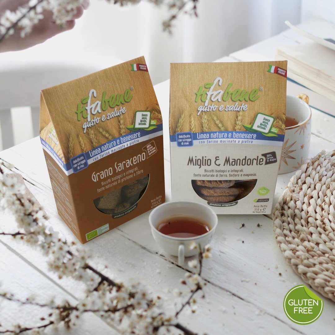 Le deliziose pasticceria sas Ti fa bene bio – Großhandel Cookie – Millet - Bio Vollkorn-Digestivekekse2