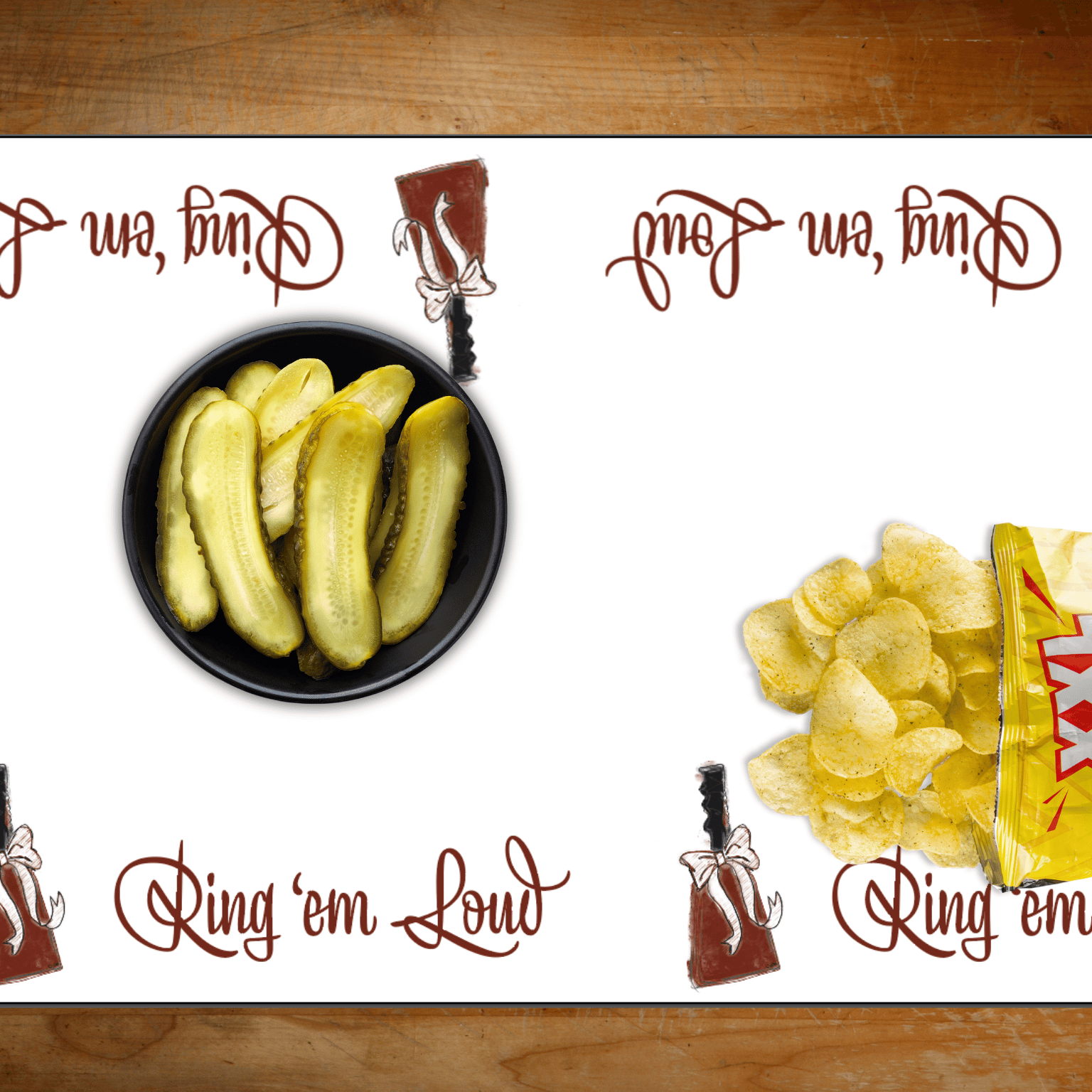 Hey Y'all Party - Wholesale Disposable Table Cover/Runner - Maroon Mississippi Cowbell Paper Table Runner Roll4