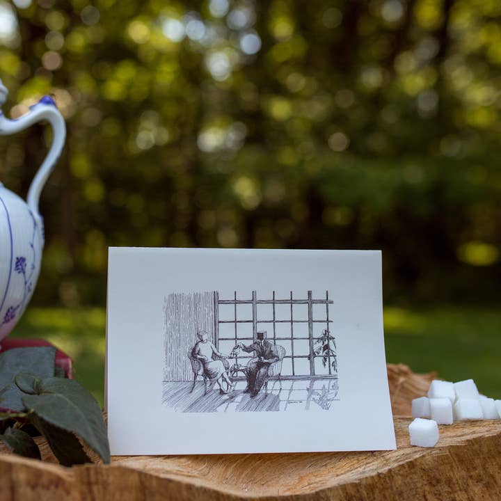 Sugarheads - Vente Carte de vœux classique - Thé fantaisiste stylo et cartes de vœux à l'encre4