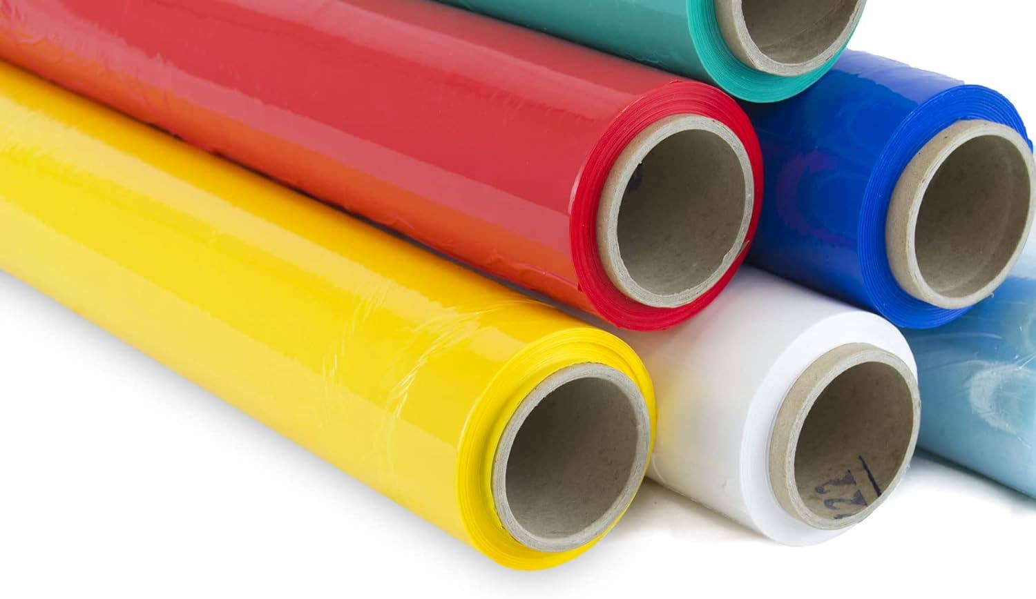 MEDEL OFFICE - Vente Rubans adhésifs - Film étirable jaune 50 cm x 300 m - Paquet de 3 unités2