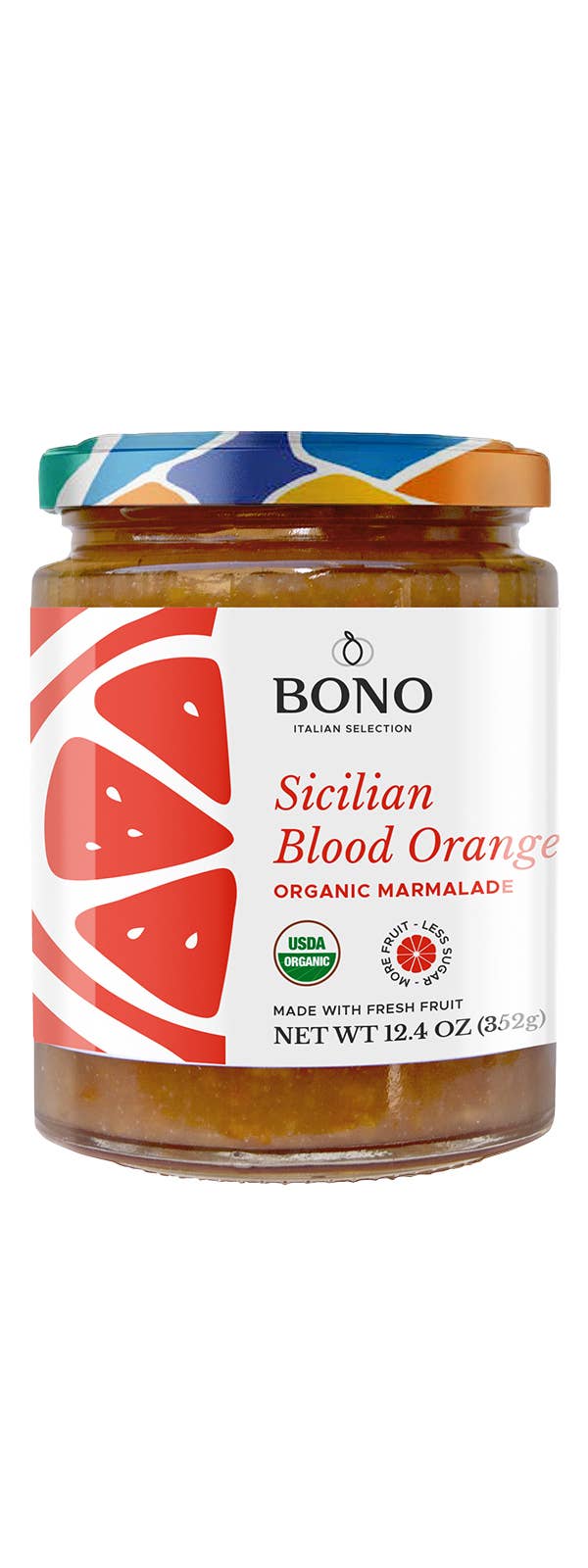 Bono USA Inc. - Wholesale Jam/Jelly - Bono Sicilian Blood Orange Organic Marmalade1