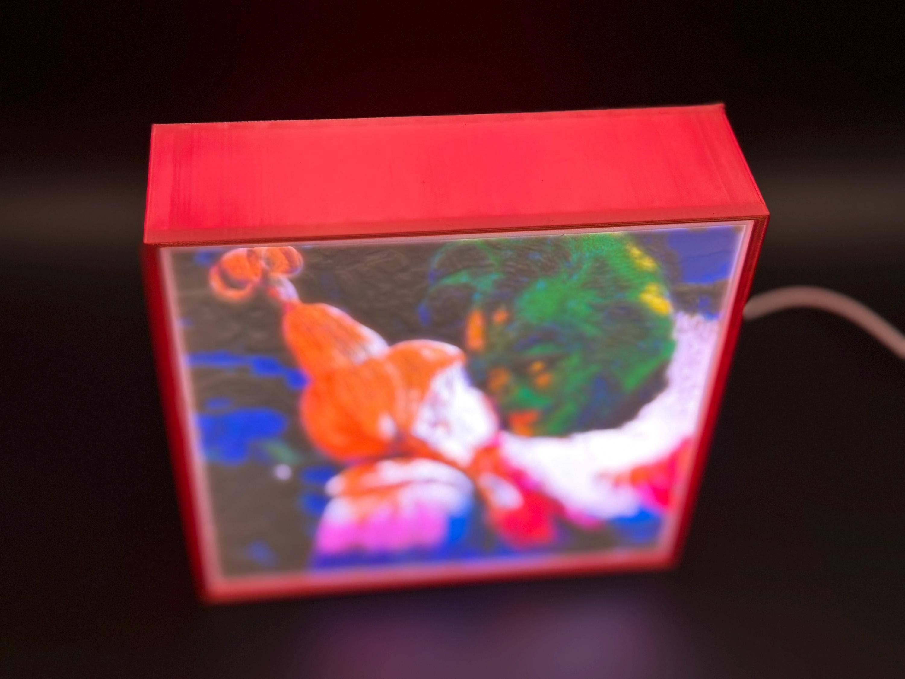 <3 Studio - Vendita all'ingrosso Lampada da scrivania/d'accento - Lampada Lithophane Natalizia Accogliente con Design Festivo Commovente Grinch6