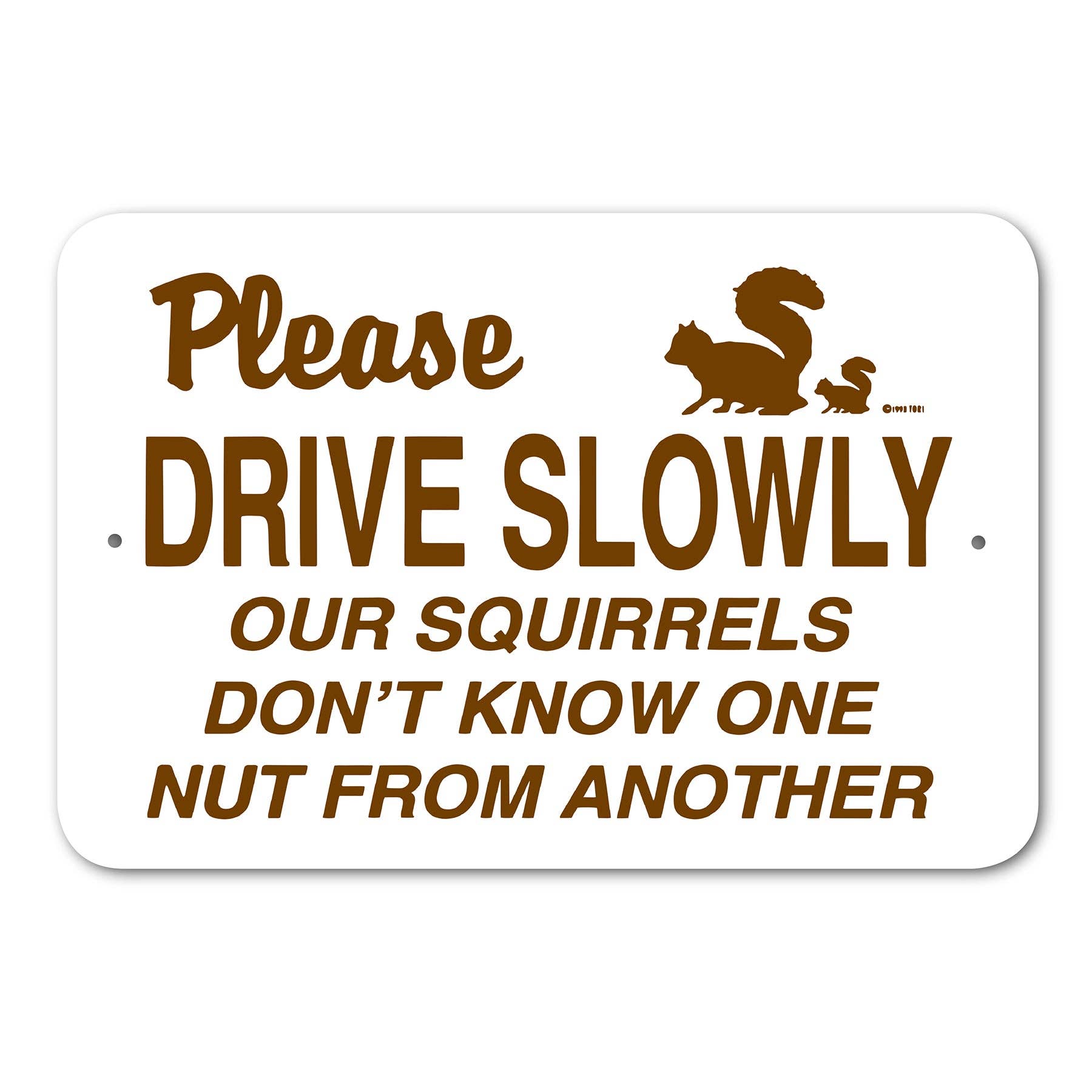 Smart Horse Gear – wholesale Sign – Please Drive Slowly ... Squirrels-Sign0