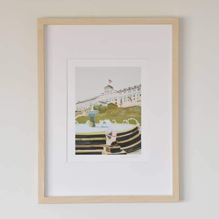 8x10 Spring at the Grand Hotel Print for wholesale by Amanda Bur Art