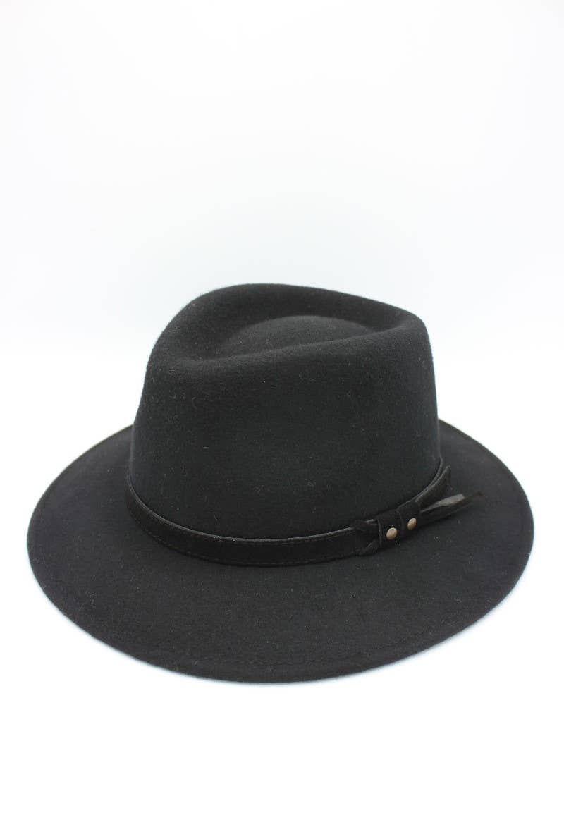 Hologramme Paris - Wholesale Fedora - Unisex - Waterproof wool Fedora hat with belt9